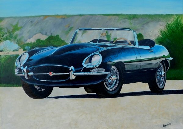 Jaguar E-Type S1 dhc Print