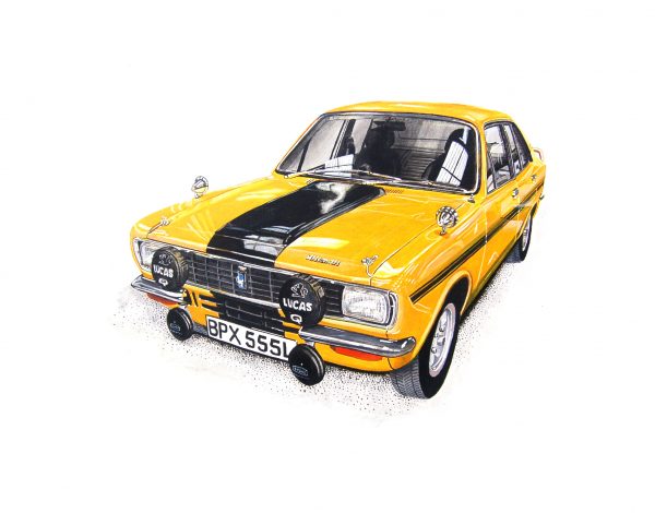Hillman Avenger Tiger Print
