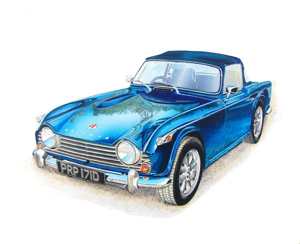 Triumph TR4A Print